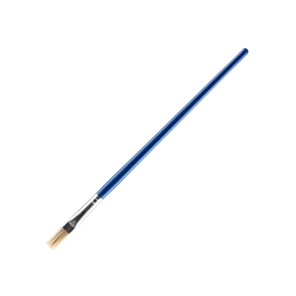 Junior Azure Paint Brush, No. 12, flat