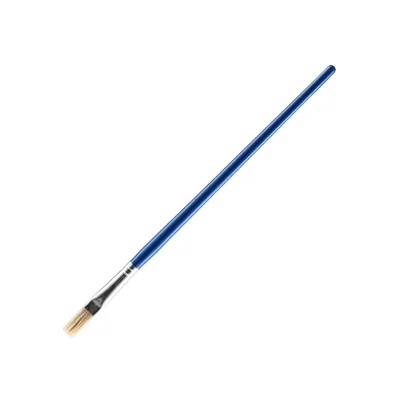 Junior Azure Paint Brush, No. 12, flat