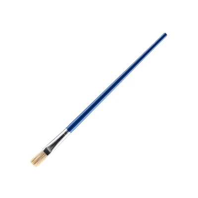 Junior Azure Paint Brush, No. 16, flat