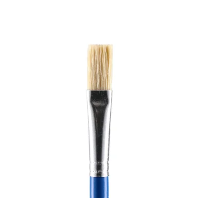 Junior Azure Paint Brush, No. 16, flat