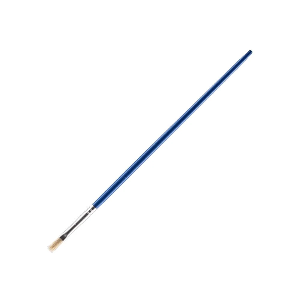 Junior Azure Paint Brush, No. 2, flat
