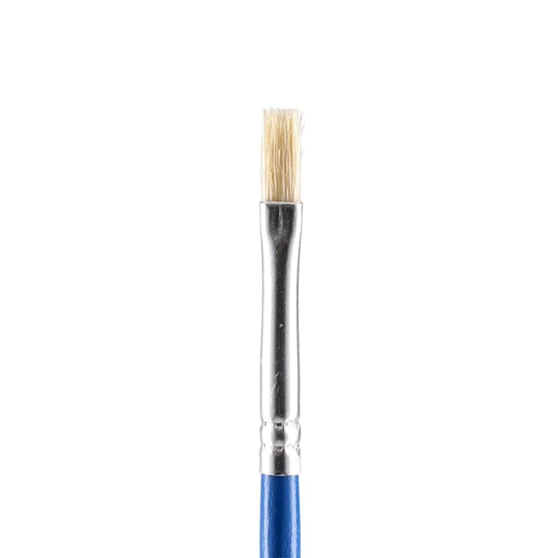 Junior Azure Paint Brush, No. 2, flat