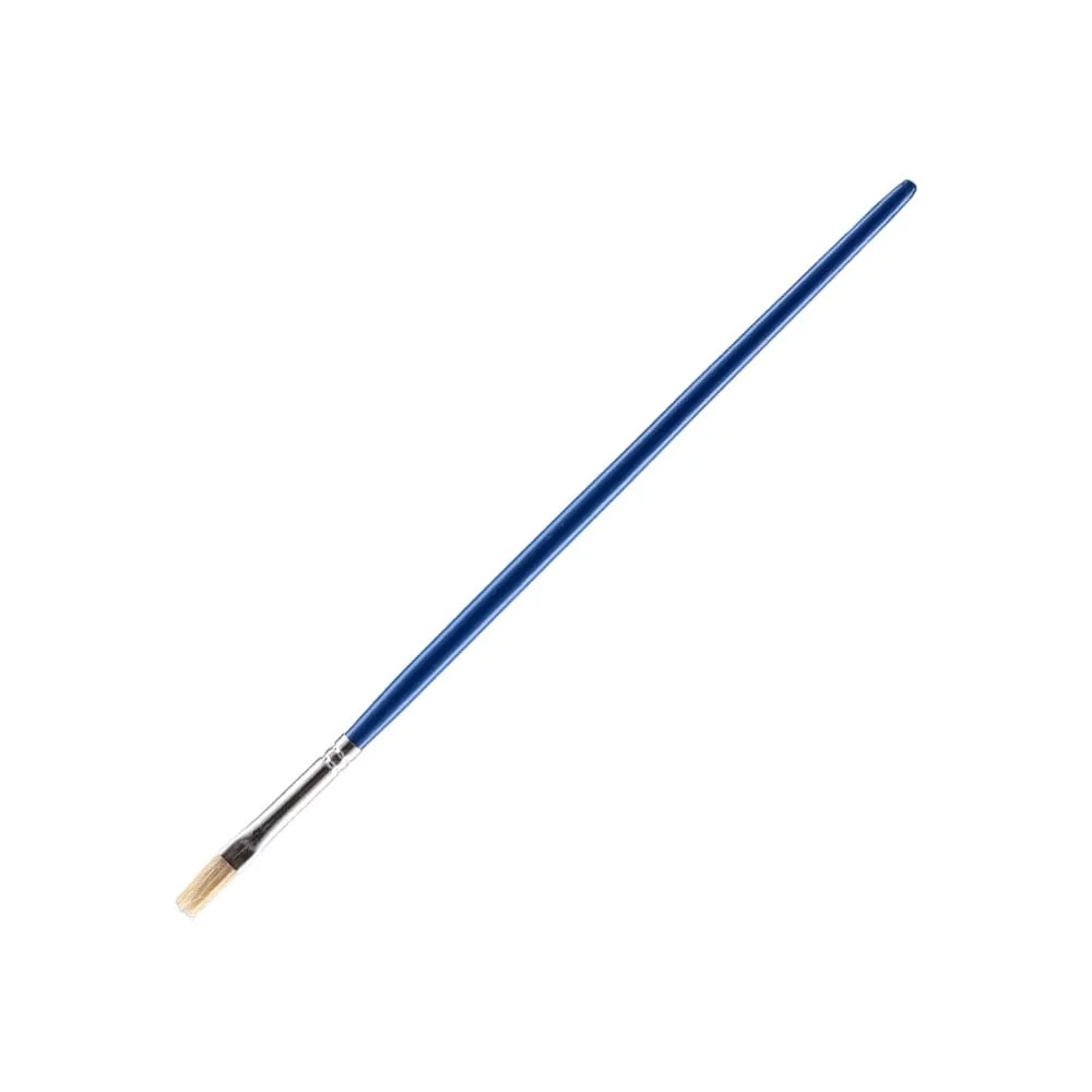 Junior Azure Paint Brush, No. 4, flat