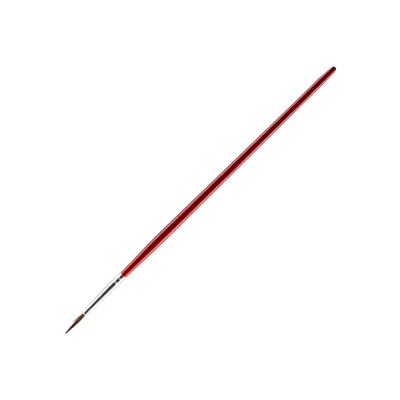 Junior Ruby Paint Brush, No. 0, round