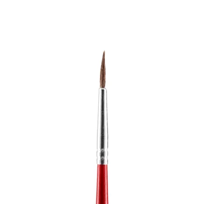 Junior Ruby Paint Brush, No. 0, round