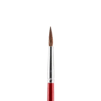 Junior Ruby Paint Brush, No. 4, round