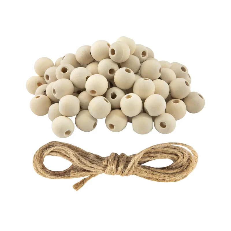 Craft ID Bead Set for Christmas Decoration - Stars, wooden