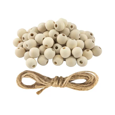 Craft ID Bead Set for Christmas Decoration - Stars, wooden