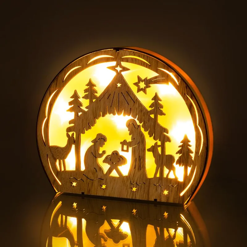 Retlux Christmas decoration RXL 331 - Nativity scene, yellow