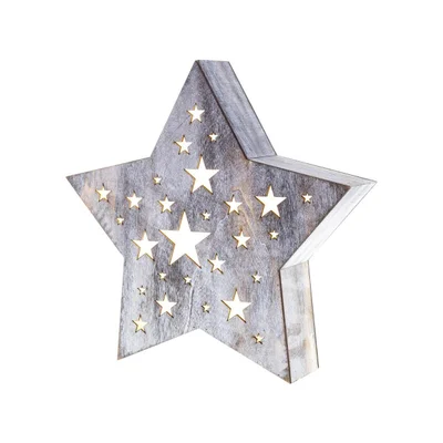Retlux Christmas decoration RXL 348 - Star, large, grey