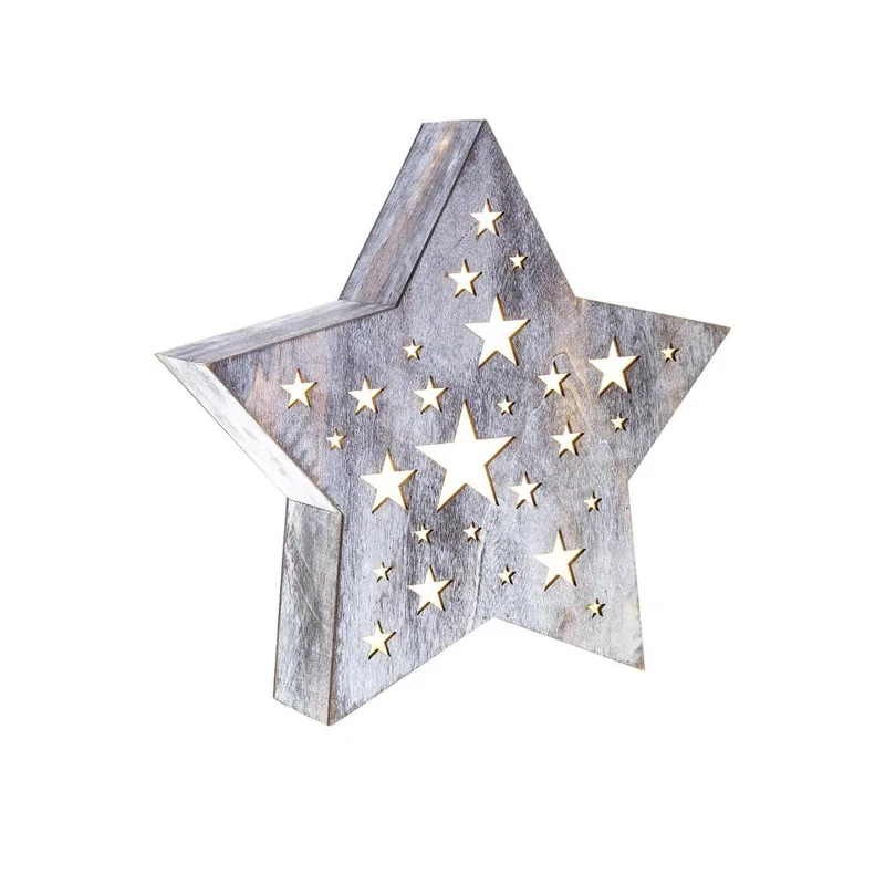 Retlux Christmas decoration RXL 348 - Star, large, grey