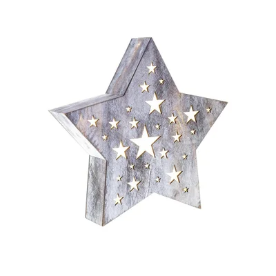 Retlux Christmas decoration RXL 348 - Star, large, grey