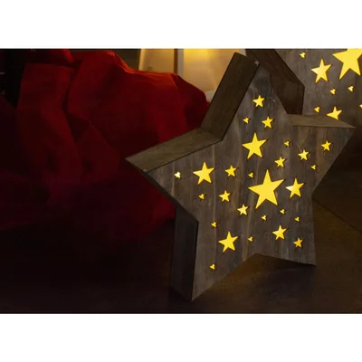 Retlux Christmas decoration RXL 348 - Star, large, grey