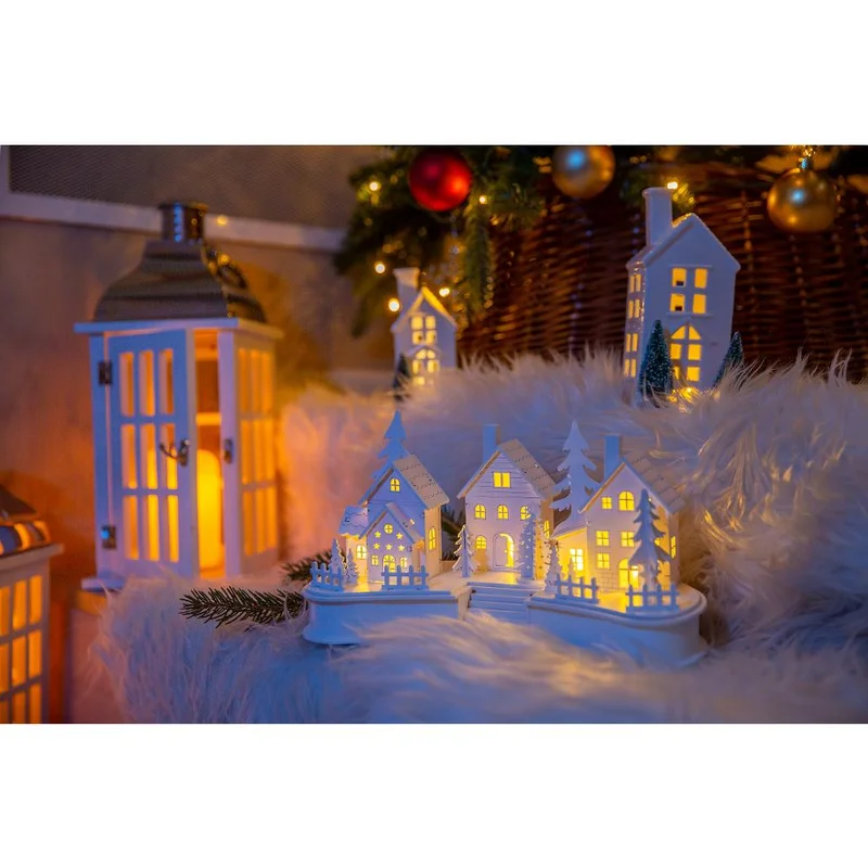 Retlux Christmas decoration RXL 407 - Christmas village, white