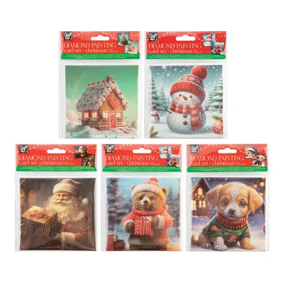 CRAFT ID BEAD ART CARDS ASSORTED PACK 48
