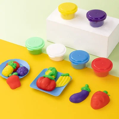 Deli Modelling Dough Set Genius, 240 g, 6 colours, with 19 accessories