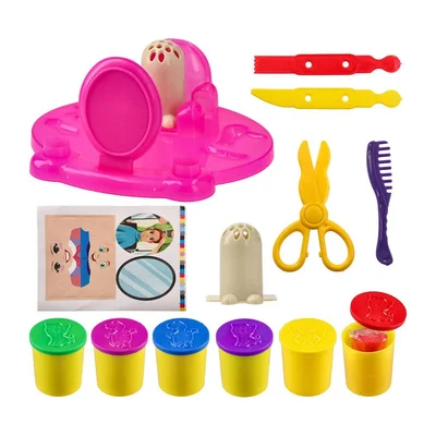 Junior Funny Clay Modelling Set, hairdresser