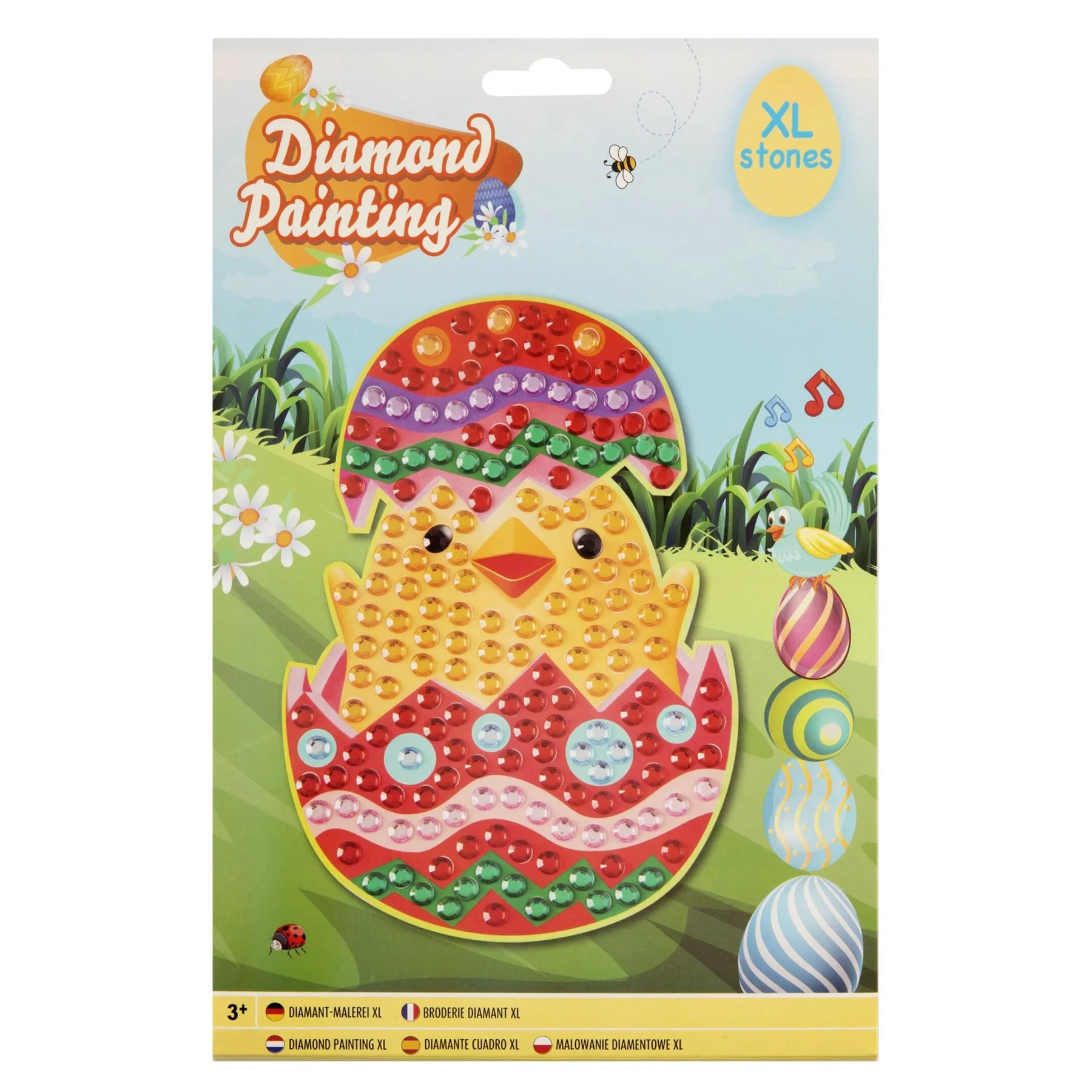 Moxy Diamond painting – Chick in egg, A5