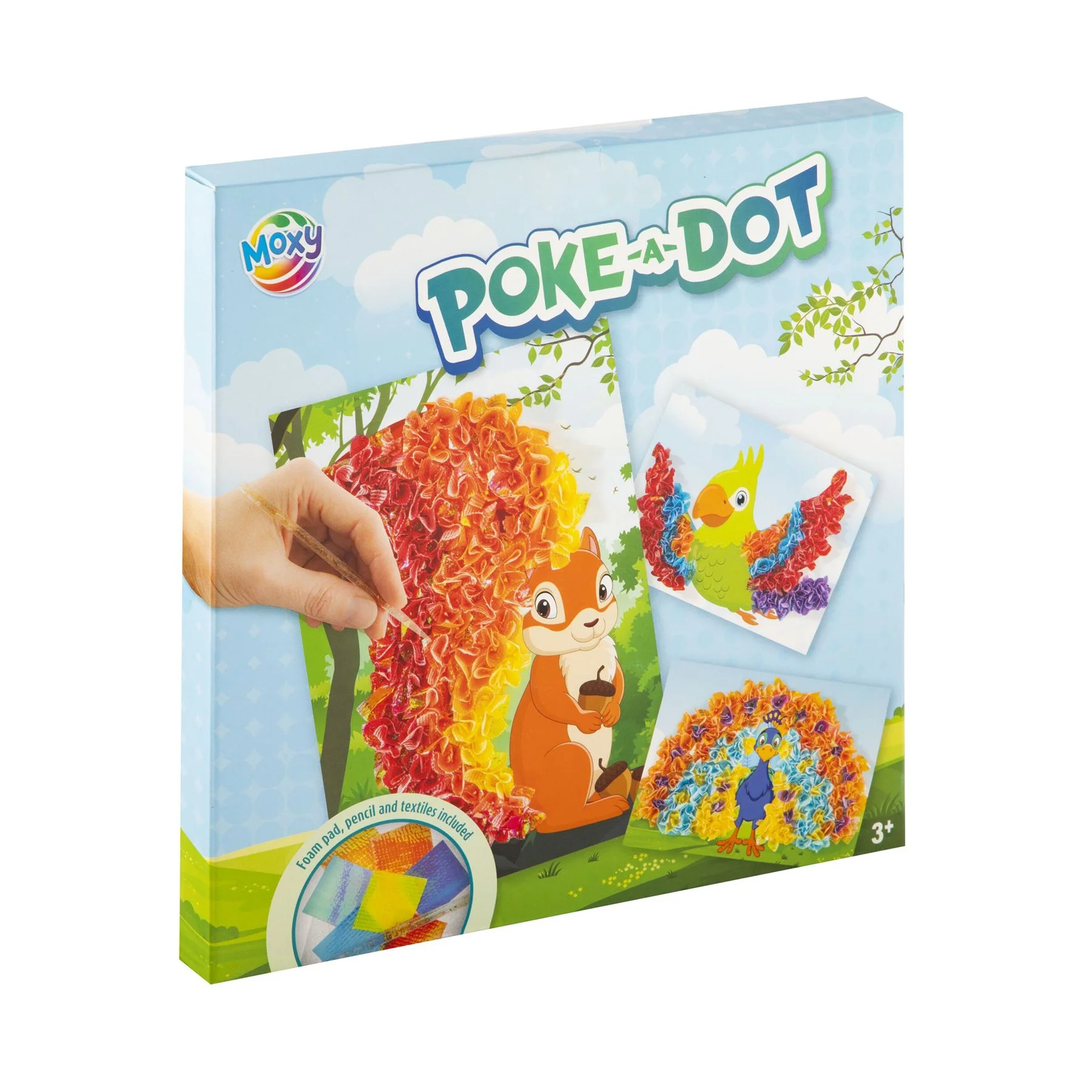 Moxy Creative kit Poke-a-Dot, animals