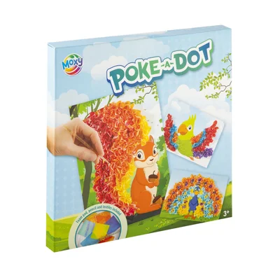 Moxy Creative kit Poke-a-Dot, animals
