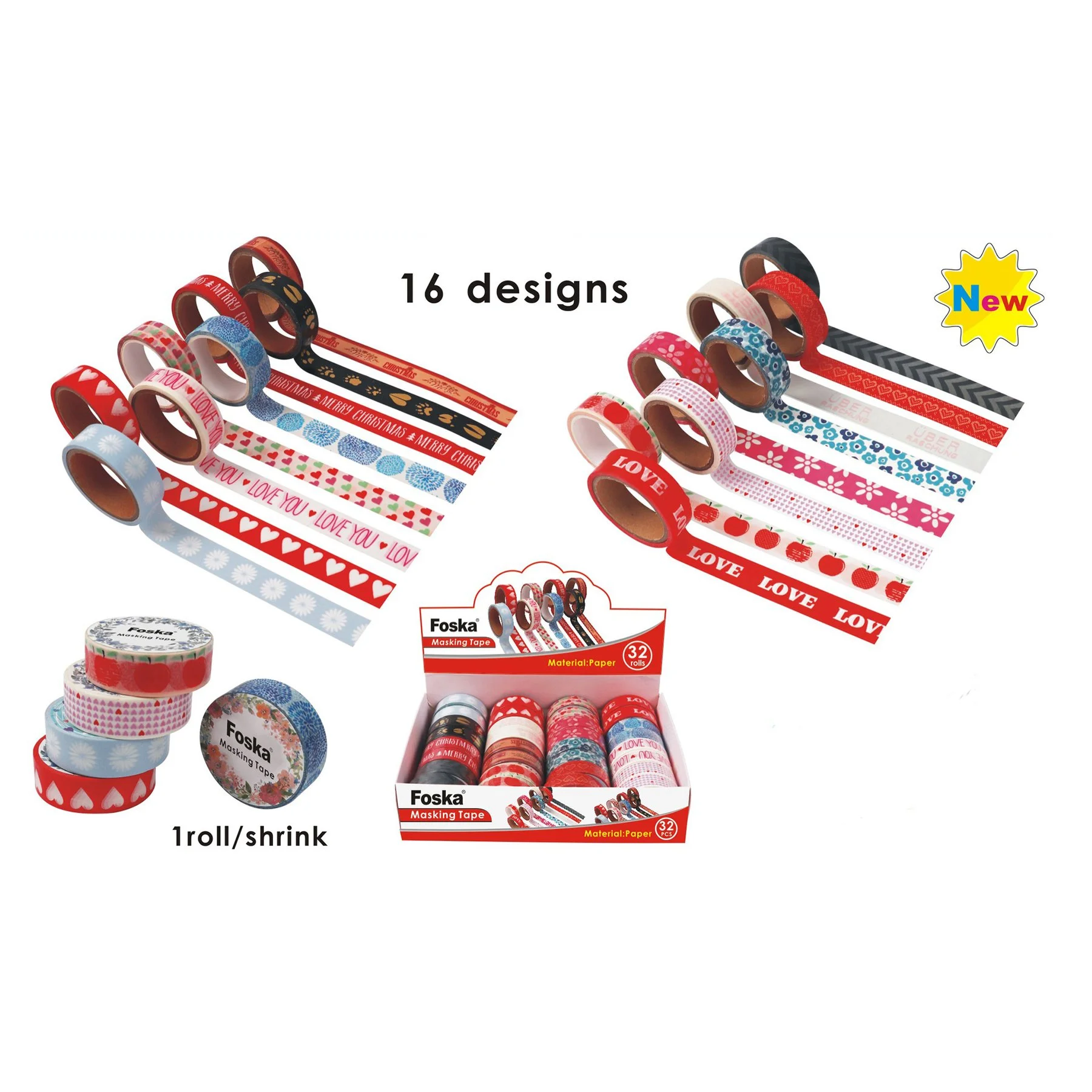 Foska Decorative tape, 5 m, 1 pc