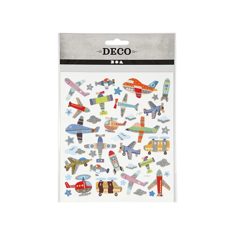 Creativ Company Stickers Airplanes and Helicopters, 15 ? 16.5 cm, 1 sheet