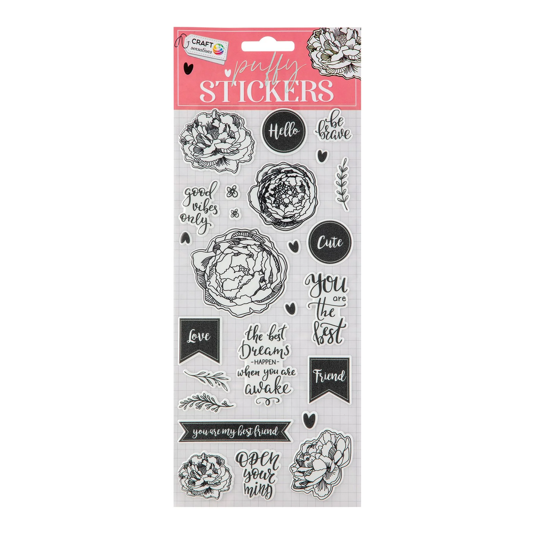Craft ID Stickers with Love Motifs