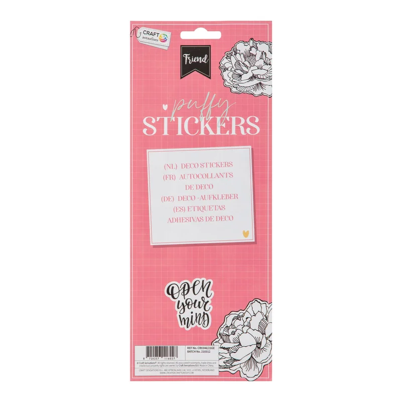 Craft ID Stickers with Love Motifs
