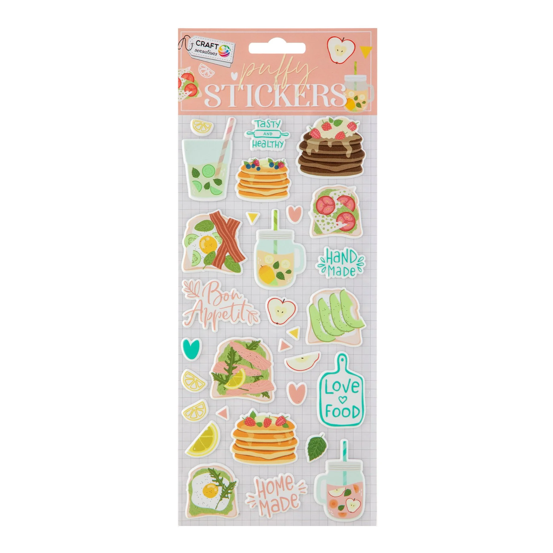 Craft ID Stickers Food