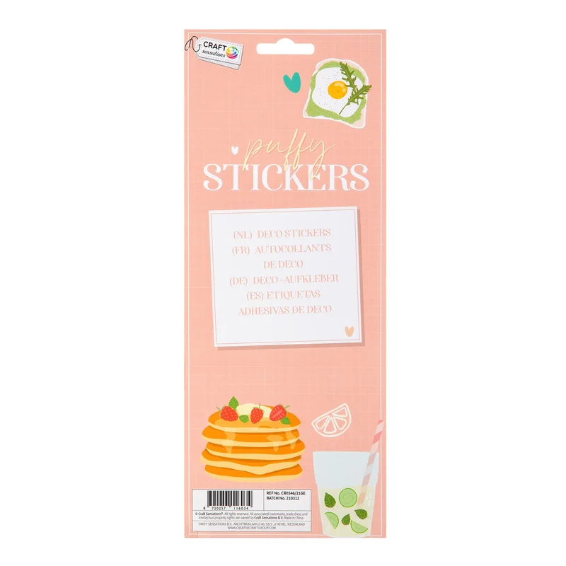 Craft ID Stickers Food