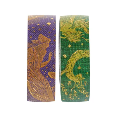 Paperblanks Tape Olive Violet Fairy, decorative, 2 pcs