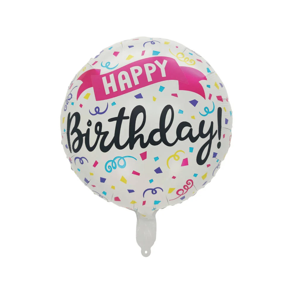 Festa Foil Balloon, Happy Birthday, 45 x 53 cm