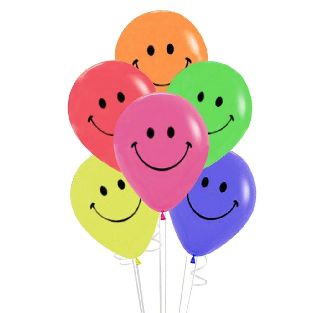 Festa “Smiley” Balloons, 8 pcs