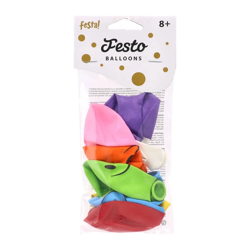 Балони Festa, усмивки, 8 броя