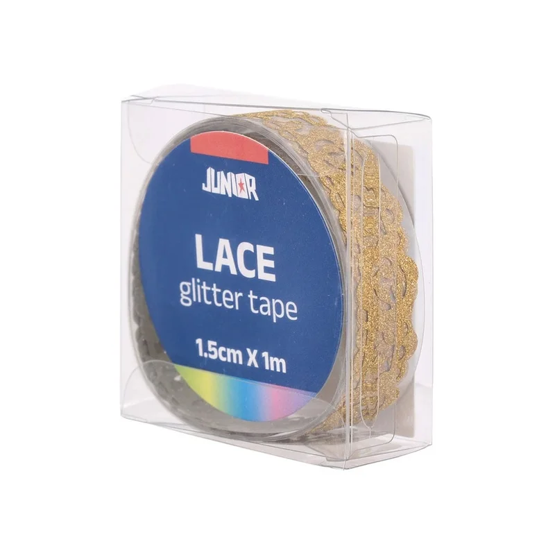 Junior Self-Adhesive Glitter Tape, assorted