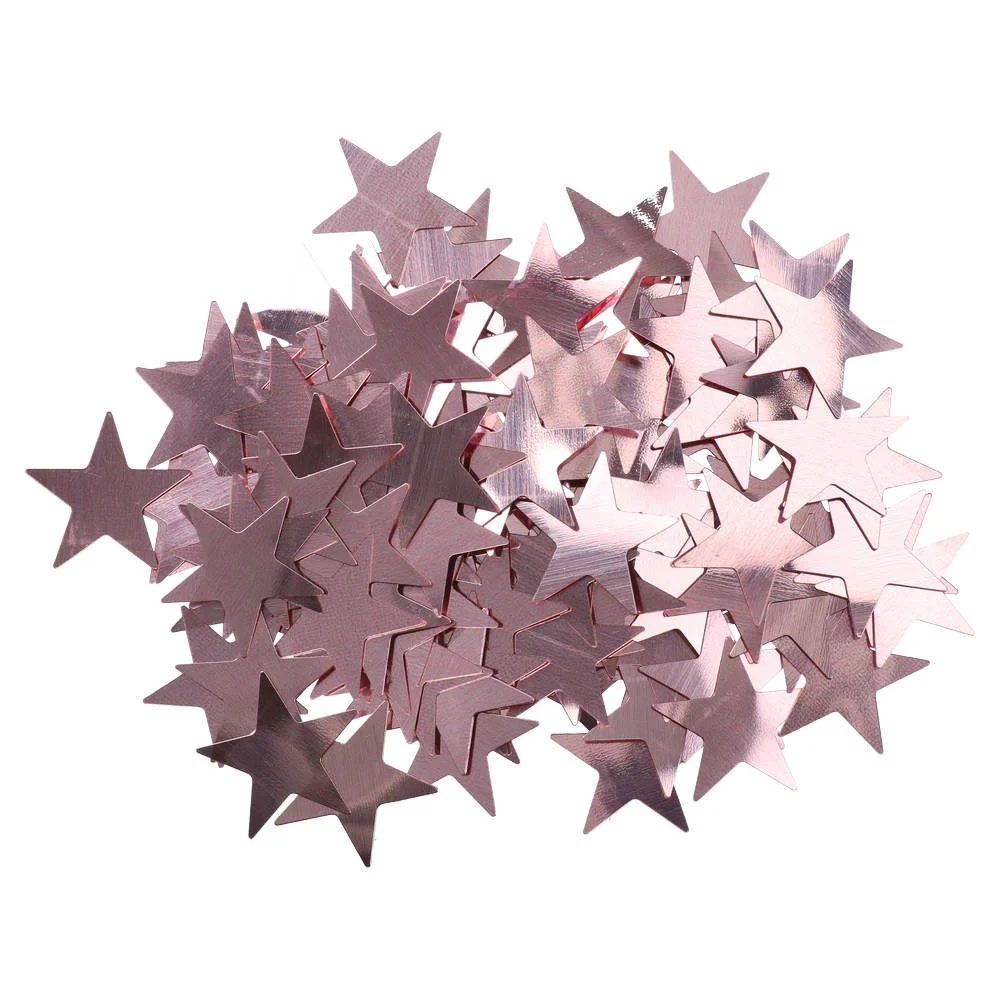 JUNIOR STARS FOR DECORATION PINK 8 MM 14 G