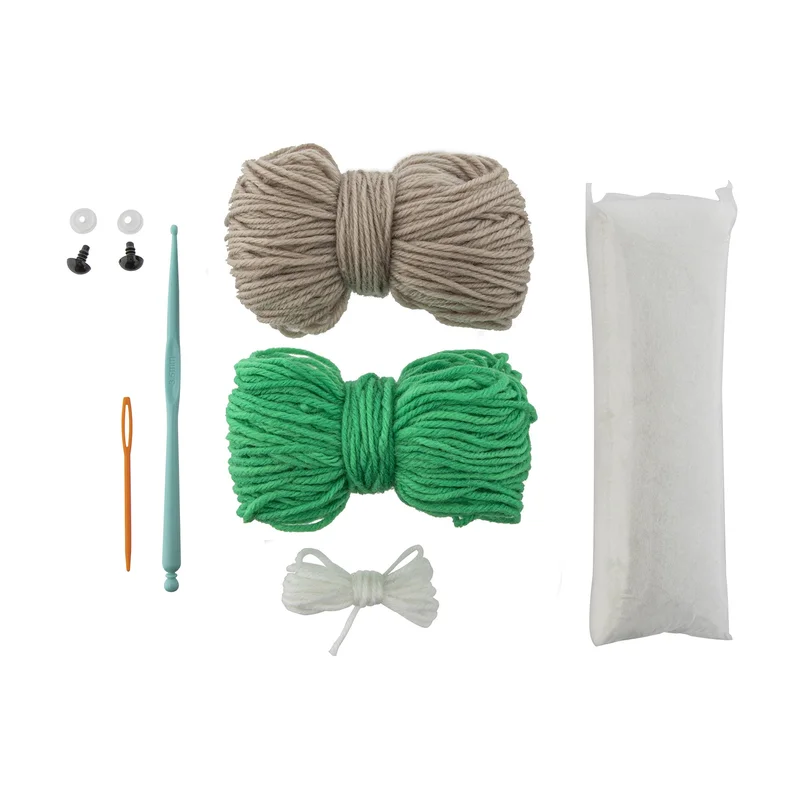 Craft ID Crochet kit Turtle, 14.5 x 4 x 16 cm
