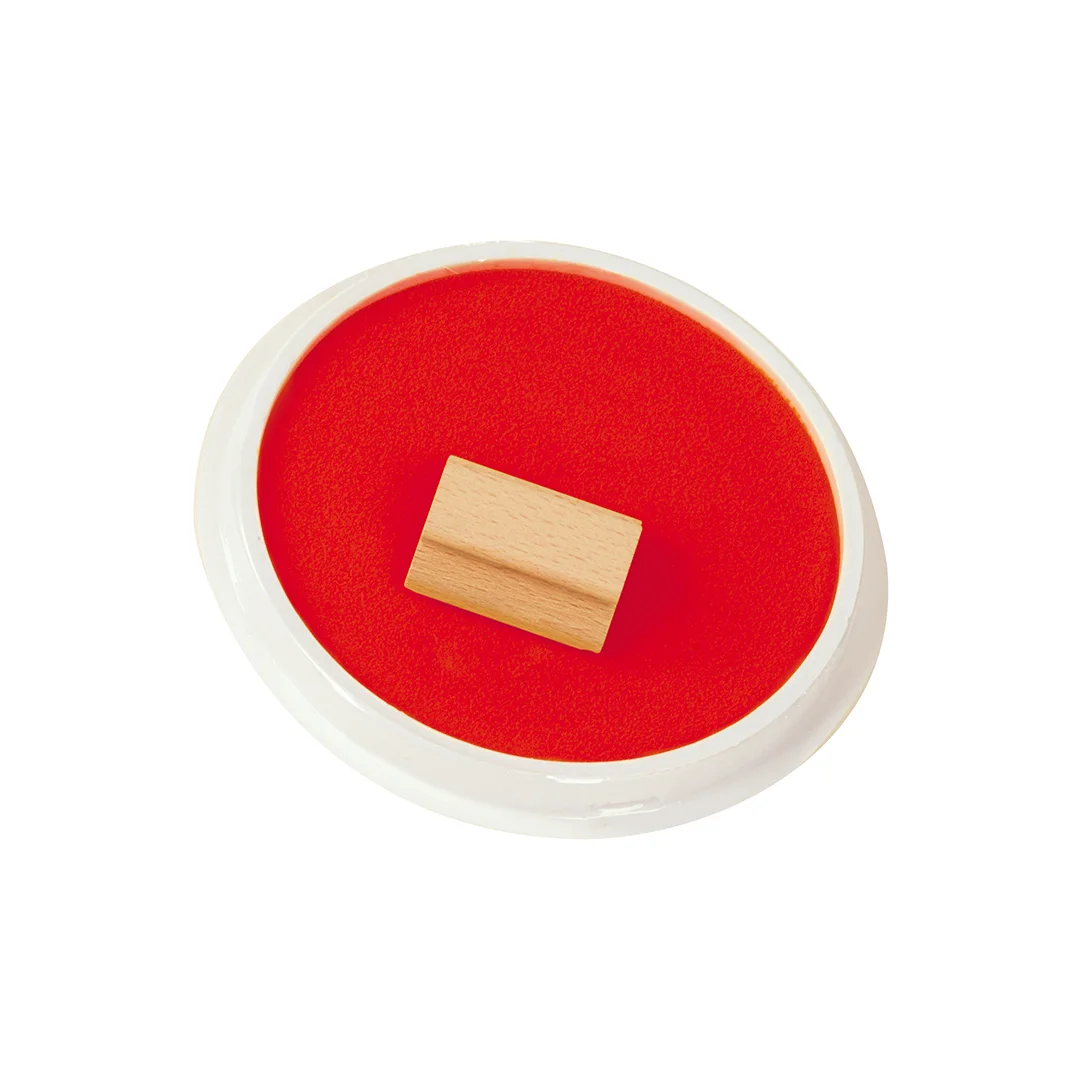 Nowa Szkola Ink pad, red, 15 cm