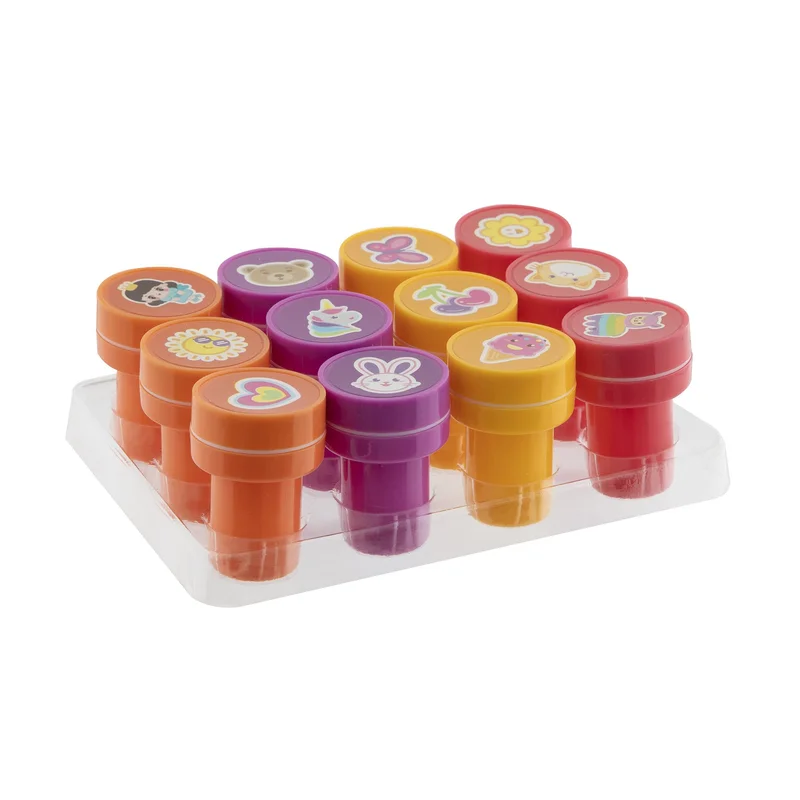 Moxy Stamp set, 12 pcs, pink