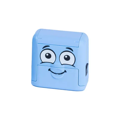 Marky textile stamp, with Cyrillic letter kit, blue