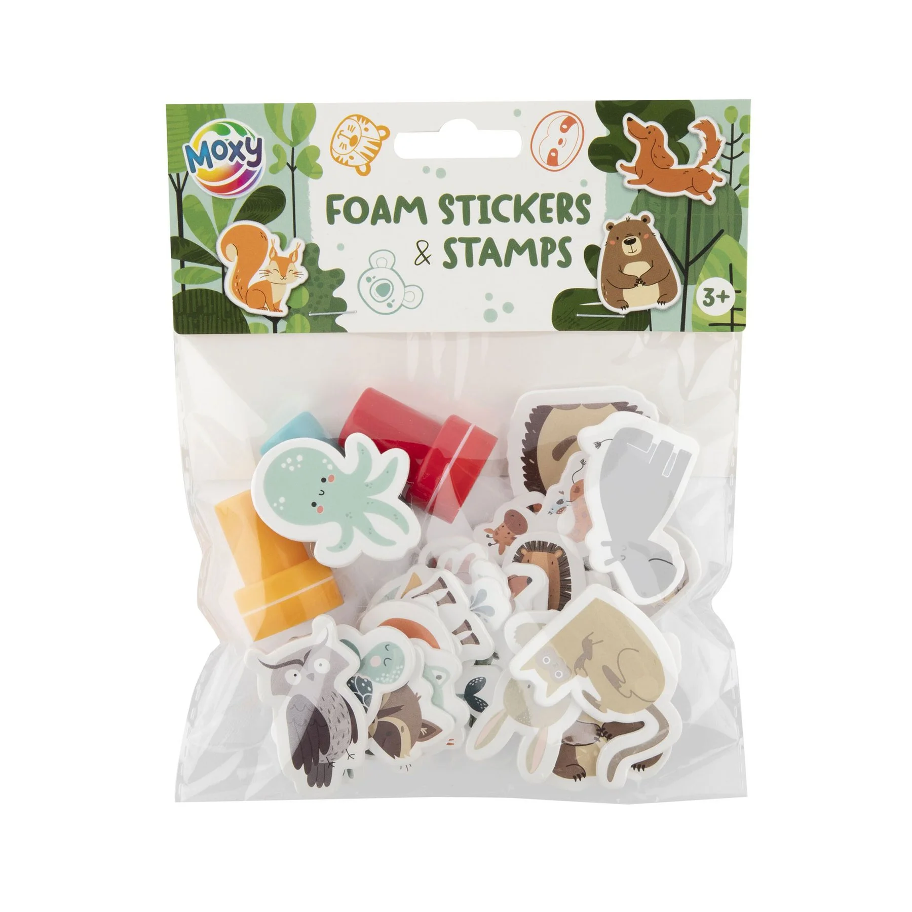 Moxy Foam Stamps & Stickers Set