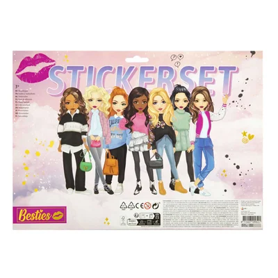 Moxy Sticker set Besties, over 300 pcs
