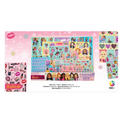 Moxy Sticker set Besties, over 300 pcs