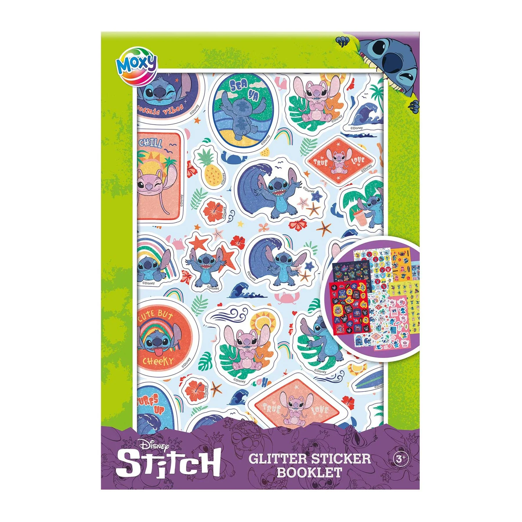 Moxy Sticker book Stitch, A5