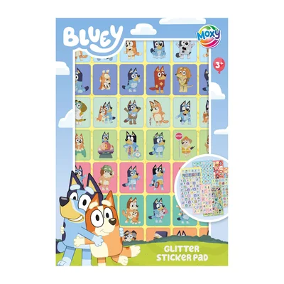Moxy Sticker Book, A5, Bluey