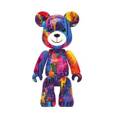 Junior 3D Stickers, bear, assorted