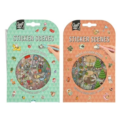 CRAFT ID STICKER SET ASSORTED PACK 48