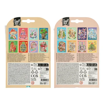 CRAFT ID STICKER SET ASSORTED PACK 48