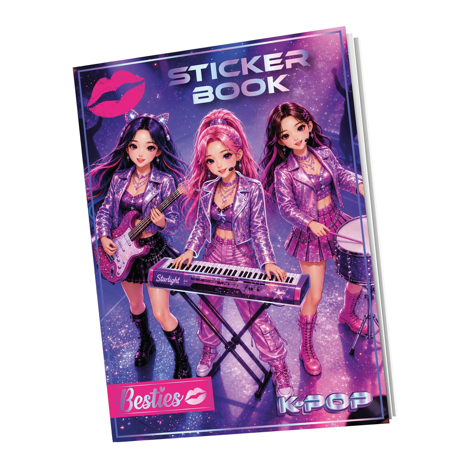 MOXY K-POP STICKER BOOK A5 + LABELS