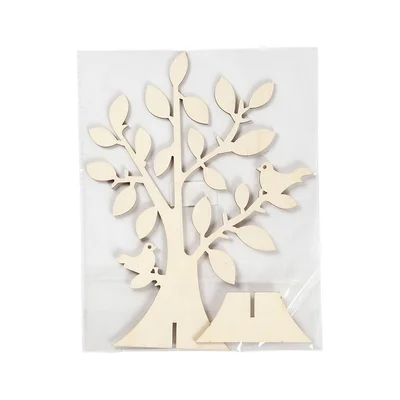Creativ Company Decoration figure, wood, 24 x 18.4 x 0.4 cm